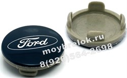 Колпачки в диск Форд 54/53 мм синие / (кат.6M21-1003-Aabl) - фото 22322
