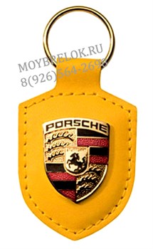 Брелок Порше Дизайн для ключей желтый, porsche design - фото 22933