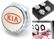 Болты Киа крепления на гос. номер (набор), шестигр. NOM.Scr.Kia.wh