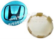 Колпачки в диск Хонда (69/65 мм) эмблема плоская с ободом / (кат.44732-SX0-J0101)