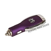 Зарядка Хонда в прикуриватель USB, фиолетовая