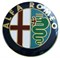 Эмблема Альфа Ромео 75 мм капот, багажник, (металл) - фото 20062