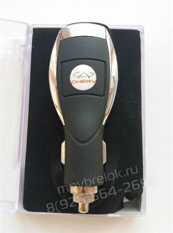 Зарядка Чери в прикуриватель USB, черная CHG.SM.chery.bk - фото 17710