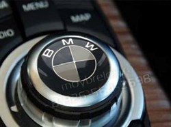 Эмблема БМВ черно-белая на джойстик мультимедиа (30 мм) EM.BMW.30.bk - фото 18003