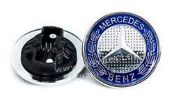 Эмблема Мерседес Бенц на капот / 55 мм EM.Mercedes.55.Benz - фото 19847