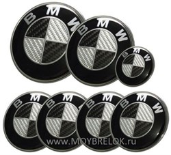 Набор БМВ по кругу, Карбон (перед + зад + диски + руль + ...) SET.BMW.Carbon - фото 20111
