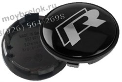 Колпачки в диск Фольксваген R-line 65/59 мм / (кат.3B7601171), пассат гольф 65/59 мм WHL.VW.65-59.R-line - фото 21049