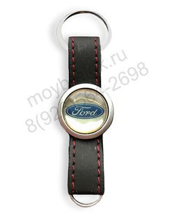 Брелок Форд для ключей кожаный ремешок (rm2) K.RM2.Ford - фото 21371