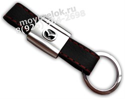Брелок Мазда для ключей кожаный ремешок (rm) K.RM.Mazda - фото 21529