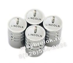 Колпачки на ниппель Линкольн (бел.фон, цилиндр) комплект 4шт CAP.Lincoln.Rnd.wh - фото 21717