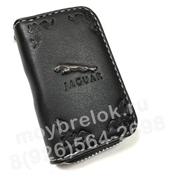Ключница Ягуар черная на молнии CAS.IN.jaguar.bk - фото 23493