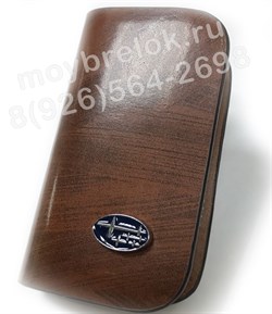 Ключница Субару коричневая на молнии CAS.IN.subaru.brw - фото 23558