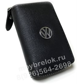 Ключница Фольксваген черная на молнии CAS.IN.vw.bk2 - фото 24008