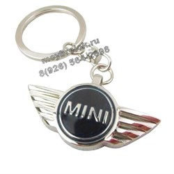 Брелок Мини Купер для ключей черный K.3.Mini.Bk - фото 25333