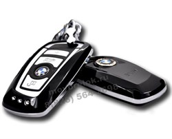 Пластиковый чехол БМВ (черный) с инкрустацией CAS.PLST.bmw.bk - фото 25535