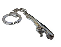 Брелок Ягуар для ключей хром 60 мм K.3.Jaguar.sm - фото 25939