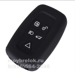 Чехол для смарт ключа Рэнж Ровер/Ягуар силиконовый Cas.K34.RR.3k - фото 26098