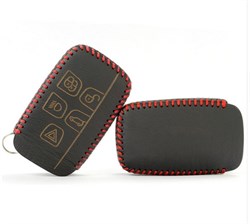 Чехол для смарт ключа Рэнж Ровер/Ягуар эко кожа Cas.K2.Range.Rover.bk - фото 26149