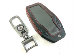 Чехол для ключа БМВ с сенсорным экраном, нат.кожа Cas.K2.bmw7 - фото 27408