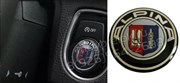 Эмблема БМВ Alpina на кнопку запуска двигателя (25 мм) EM.BMW.25.Alpina