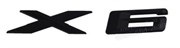 Эмблема БМВ X6 багажник черн EM.BMW.trnk.X6.bk