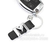 Брелок Мерседес для ключей M-klasse кожаный k.CLA.Mercedes.M