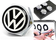 Болты Фольксваген черн. крепления на гос. номер (набор), шестигр. NOM.Scr.VW.bk