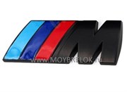 Эмблема БМВ M performance багажник (мет.) EM.BMW.trnk.M.met.bk