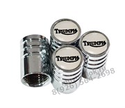 Колпачки на ниппель Триумф (бел.фон, цилиндр) комплект 4шт CAP.Triumph.Rnd.wh