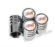 Колпачки на ниппель Субару STi (цилиндр) комплект 4шт CAP.subaru.Rnd.STi