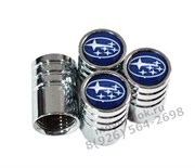 Колпачки на ниппель Субару (син.фон, цилиндр) комплект 4шт CAP.subaru.Rnd.bu