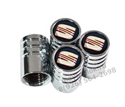 Колпачки на ниппель Сеат (черн.фон, цилиндр) комплект 4шт CAP.Seat.Rnd.bk