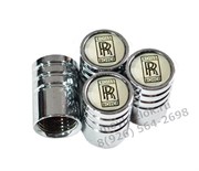 Колпачки на ниппель Роллс Ройс (бел.фон, цилиндр) комплект 4шт CAP.Rolls.Royce.Rnd.wh