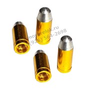 Колпачки на ниппель Пуля (золото) комплект 4шт CAP.Spec.Bullet.gld