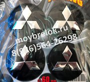 Наклейки на колпачки диска Митсубиши 56 мм / 60 мм whl.em.mitsubishi