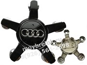 Колпачки в диск Ауди Q7 / (кат.4L0601165D), (пятилучевая звезда) черные WHL.Audi.5.Q7.bk
