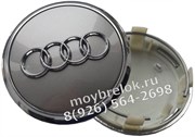 Колпачки в диск Ауди Q7 77/68 мм / (кат.4L0601170), серые WHL.Audi.77-68.gry