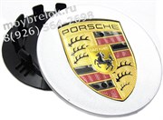 Колпачки в диск Порше 77 мм серебро (cayenne, panamera, 911 и др) / (кат.7PP601149D) WHL.Porsche.Pan.61-77.slv
