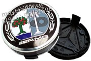 Колпачки в диск Мерседес Affalterbach AMG (75 мм) Аффалтербах цветные WHL.Mercedes.AMG.Aff.bu