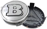 Колпачки в диск Мерседес Brabus (75 мм) хром WHL.Mercedes.Brabus.slv