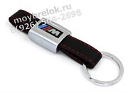 Брелок БМВ M performance для ключей кожаный ремешок (rm) K.RM.bmw.M.sm