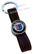 Брелок БМВ Alpina для ключей кожаный ремешок (rm2) K.RM2.BMW.Alpina