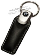 Брелок БМВ для ключей кожаный (q-type), выпуклая эмблема K.Qt.bmw