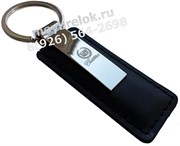 Брелок Кадиллак для ключей кожаный овальный K.GF.cadillac.ov