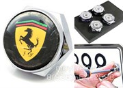 Болты Феррари крепления на гос. номер (набор), шестигр. NOM.Scr.Ferrari.bk