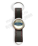 Брелок Форд для ключей кожаный ремешок (rm2) K.RM2.Ford