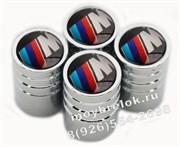 Колпачки на ниппель БМВ M performance (цилиндр) комплект 4шт CAP.BMW.Rnd.M