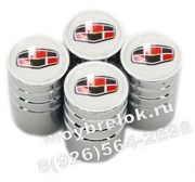 Колпачки на ниппель Джили (цилиндр) комплект 4шт CAP.Geely.Rnd.Emgrand