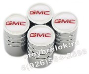 Колпачки на ниппель ДжиЭмСи (бел.фон, цилиндр) комплект 4шт CAP.GMC.Rnd.wh