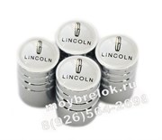 Колпачки на ниппель Линкольн (бел.фон, цилиндр) комплект 4шт CAP.Lincoln.Rnd.wh